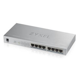 Zyxel GS1008HP Unmanaged Switch [8x Gigabit Ethernet PoE, Smart PoE+, 60W]