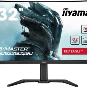 iiyama G-MASTER Red Eagle GCB3280QSU-B1 – LED-Monitor – gebogen – 81.3 cm (32″) – HDR