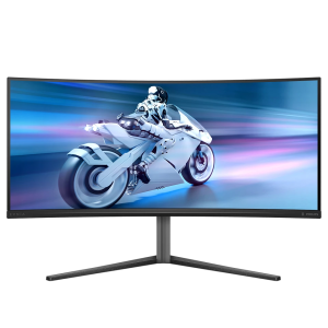 Philips Evnia 34M2C6500 34 Inch WQHD OLED Curved Monitor, 175 Hz, 0.03 ms, FreeSync Premium Pro, G-Sync comp., HDR400 (3440×1440, 2x HDMI, DisplayPort