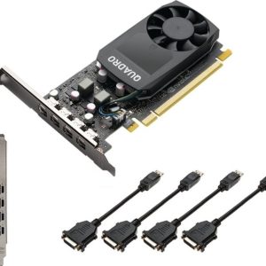 PNY NVIDIA Quadro P1000 DVI V2, 4GB GDDR5, 4x mDP