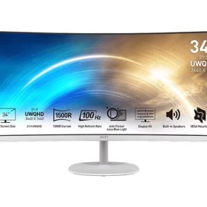 MSI PRO MP341CQWDE – LED monitor – curved – 86.4 cm (34″) – HDR