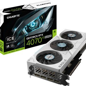 Gigabyte GeForce RTX 4070 Ti SUPER EAGLE OC ICE 16GB – 16GB GDDR6X, 1x HDMI, 3x DP