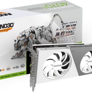 Inno3D GeForce RTX 4070 Ti SUPER TWIN X2 OC WHITE – 16GB GDDR6X, 1x HDMI, 3x DP