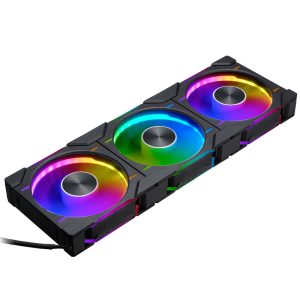 PHANTEKS D30 PWM D-RGB schwarz | 3er-Pack 120mm Gehäuselüfter