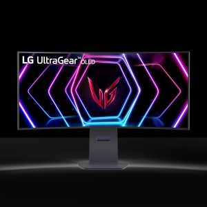 LG 39GS95QE-B Gaming Monitor – Curved OLED, 240Hz, 0,03ms Curved-Design (800R) für maximale Immersion