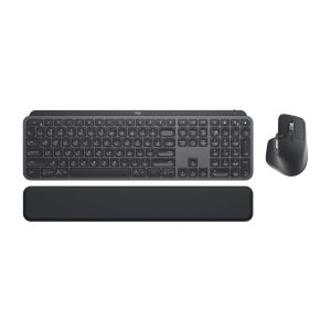 Logitech MX Keys Combo for Business deutsch Graphite, hinterleuchtet, kabellos, Bluetooth LE, QWERTZ