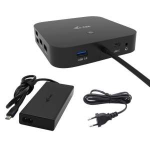 i-tec USB-C HDMI Dual DP Docking Station mit Power Delivery 100 W + i-tec Universal Charger 100 W