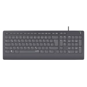 Speedlink HI-GENIC Antibacterial Keyboard, schwarz – DE Layout