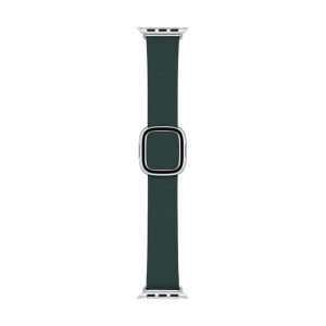 Apple Watch 40mm Modernes Lederarmband Waldgrün large