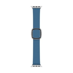 Apple Watch 40mm Modernes Lederarmband Cape Cod Blau medium