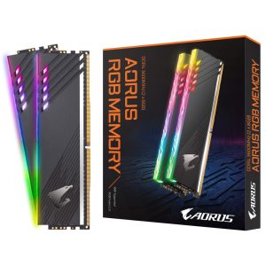 16GB (2x8GB) Gigabyte Aorus RGB DDR4-3733 CL18 Memory Kit RAM