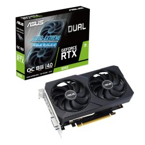 ASUS GeForce RTX 3050 Dual OC V2 8GB GDDR6 Grafikkarte 1xDP/1xHDMI/1xDVI