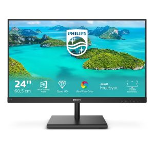 Philips E-Line 245E1S 60,5cm (23,8″) QHD IPS Monitor 16:9 HDMI/DP/VGA 75Hz Sync