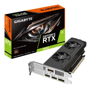 GIGABYTE GeForce RTX 3050 OC Low Profile 6GB GDDR6 Graphic Card 2xHDMI, 2xDP