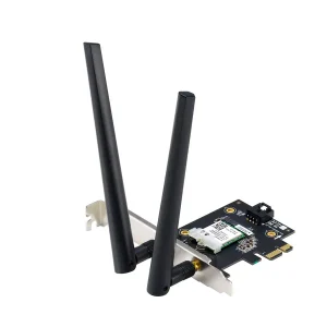 Asus PCE-AXE5400 WiFi 6E PCI-E Adapter mit 2 externen Antennen