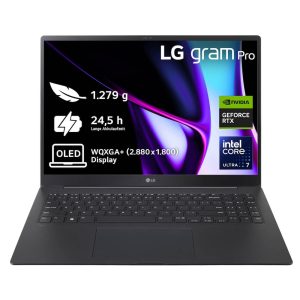 LG gram 16″ Pro Core Ultra 7 155H 32GB/2TB RTX3050 OLED Win11 schwarz