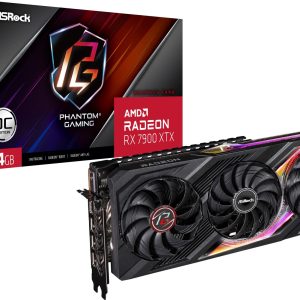 ASRock Radeon RX 7900 XT Phantom Gaming OC Grafikkarte – 20GB GDDR6, HDMI, 3x DP