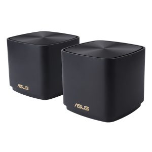 ASUS ZenWiFi XD4 Plus WiFi 6 Mesh System 2er-Pack Schwarz AX1800 Dual-Band, 2x Gigabit LAN, AiMesh