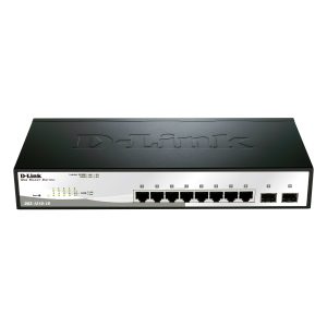 D-Link DGS-1210-10 Smart+ Managed Switch [8x Gigabit Ethernet, 2x SFP]