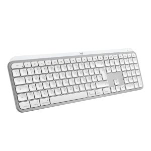 Logitech MX Keys S for Mac, Pale Grey – Multi-Device-Tastatur für macOS und iPadOS