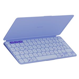 Logitech Keys-To-Go 2 Lilac – mobile kabellose Tastatur für Tablets & Notebooks