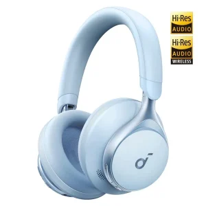 soundcore Space One True-Wireless Over-Ear Bluetooth-Kopfhörer blau