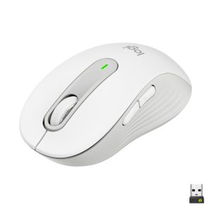 Logitech Signature M650 Gr.M Kabellose Maus Weiß