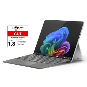 Microsoft Surface Pro (11. Edition) Copilot+ PC 13″ 2in1 Platin Snapdragon® X Plus 16GB/256GB SSD Win11 ZHX-00004