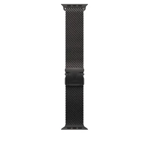 Apple Watch Milanese Armband für Watch Ultra 49mm Titan Schwarz (L)