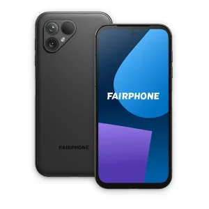 Fairphone 5 5G Dual-SIM 8GB/256GB matt black Android 14 Smartphone