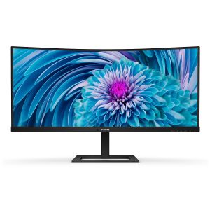 Philips 346E2CUAE Curved Office Monitor – UWQHD, USB-C