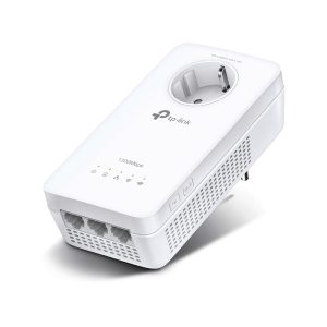 TP-Link WLAN Powerline Repeater (TL-WPA8631P) [Powerline bis zu 1300 Mbit/s, WLAN ac 867 + 300 Mbit/s, 3x Gigabit LAN]