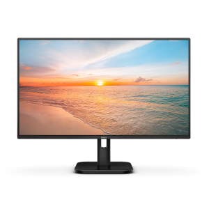 Philips 24E1N1300A 24 Zoll Full HD Monitor, Lautsprecher (1920×1080, 100 Hz, HDMI, USB-C (65W Power Delivery), USB Hub) schwarz