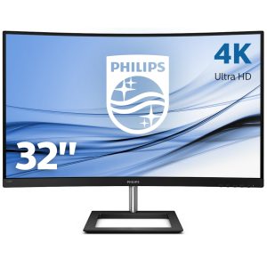 Philips 328E1CA Curved Monitor – 4K UHD, Adaptive Sync