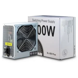 InterTech SL-500 Plus 500 Watt ATX power supply PFC 120mm Retail