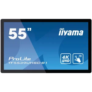 iiyama ProLite TF5539UHSC-B1AG 139cm (55″) 4K UHD Touch Monitor HDMI/DP/VGA