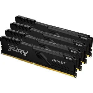 128GB (4x32GB) KINGSTON FURY Beast DDR4-3600 CL18 RAM Gaming Arbeitsspeicher Kit