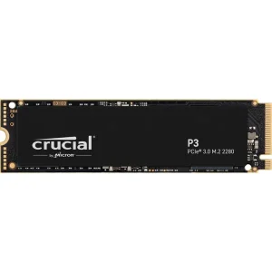 Crucial P3 NVMe SSD 1 TB M.2 2280 3D NAND PCIe 3.0