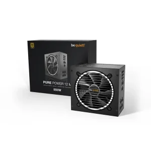 be quiet! Pure Power 12 M 550 Watt power supply 80 + Gold ATX 3.0 PCIe5.0 modular