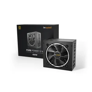 be quiet! Pure Power 12 M 650 Watt power supply 80 + Gold ATX 3.0 PCIe5.0 modular