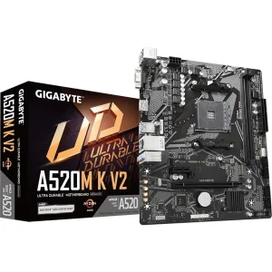 Gigabyte A520M K V2 mATX Mainboard Sockel AM4 VGA/HDMI/M.2/SATA/PS2