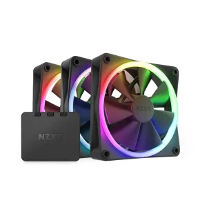 NZXT F120 RGB case fan 120mm black 3 pack