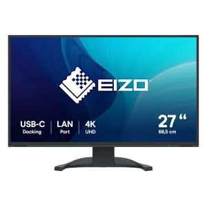 EIZO Flexscan EV2740X-BK 68,5cm (27 & # 8243;) 4K UHD IPS Monitor DP / HDMI / USB-C Pivot HV