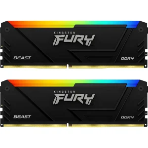 16GB (2x8GB) KINGSTON FURY Beast RGB DDR4-3200 CL16 RAM Gaming Arbeitsspeicher