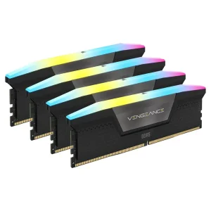 Corsair Vengeance RGB 64GB DDR5-6200 Kit (4x 16GB), CL32, black