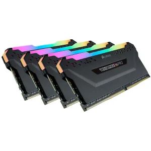 Corsair Vengeance RGB PRO 64GB DDR4-3600 Kit (4x 16GB), CL18, black