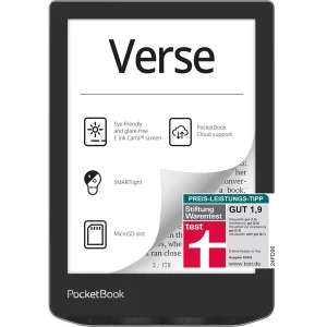 PocketBook Verse eReader mist grey with 212 DPI 8 GB