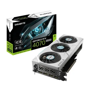 GIGABYTE GeForce RTX 4070 SUPER 12GB Eagle OC ICE graphic card