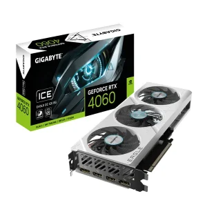 GIGABYTE GeForce RTX 4060 EAGLE OC ICE 8GB GDDR6 Gaming Grafikkarte 2xHDMI 2xDP