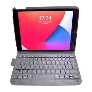 Deqster Slim Pro Keyboard for iPad 10.2 & # 8243; (7 / 8 / 9. Gen.) Bluetooth, D- layout, (QWERTZ)